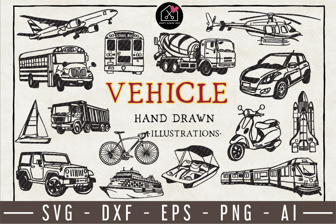 Vehicles Illustration Pack - VB10