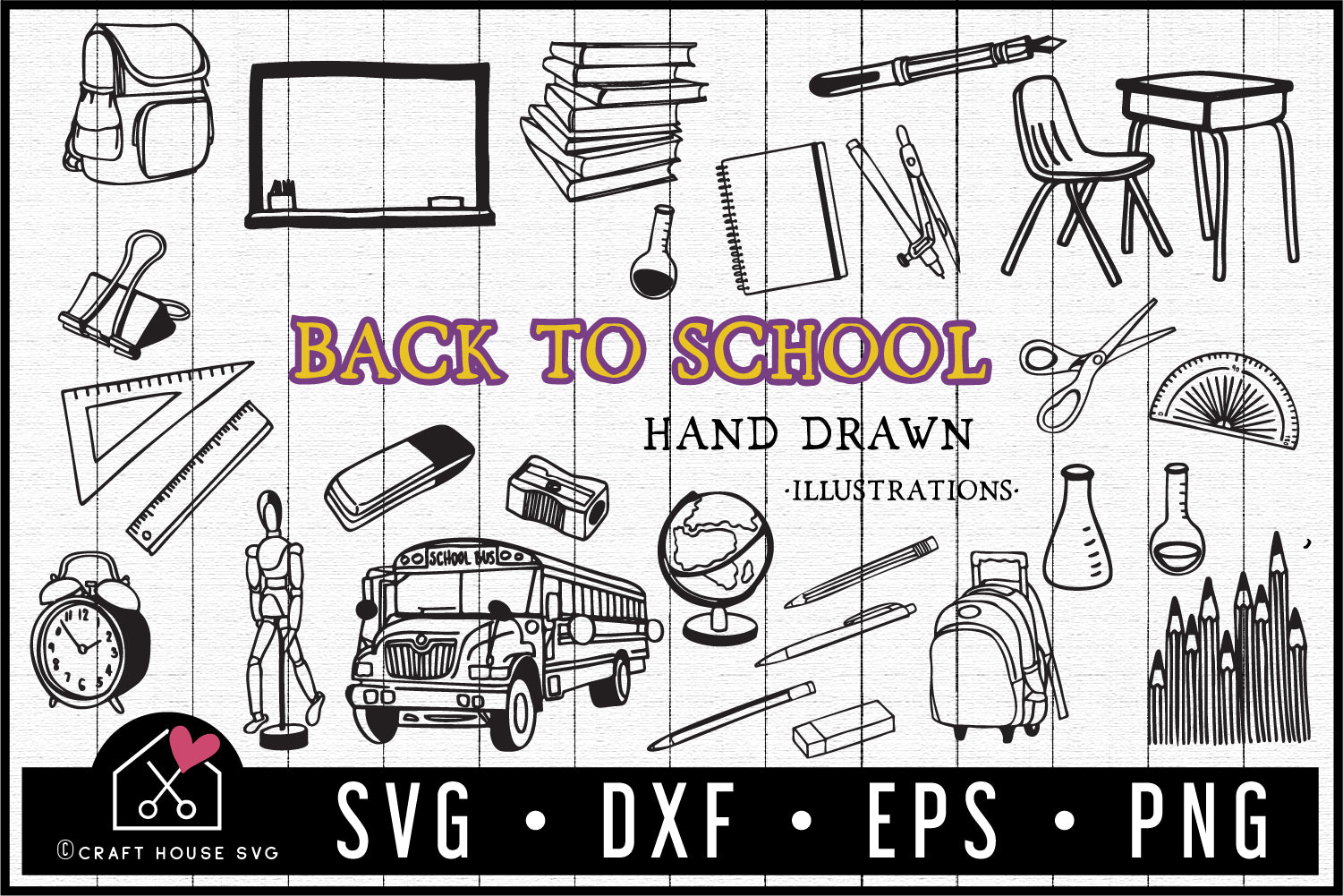 Back to School Illustration Pack - VB2