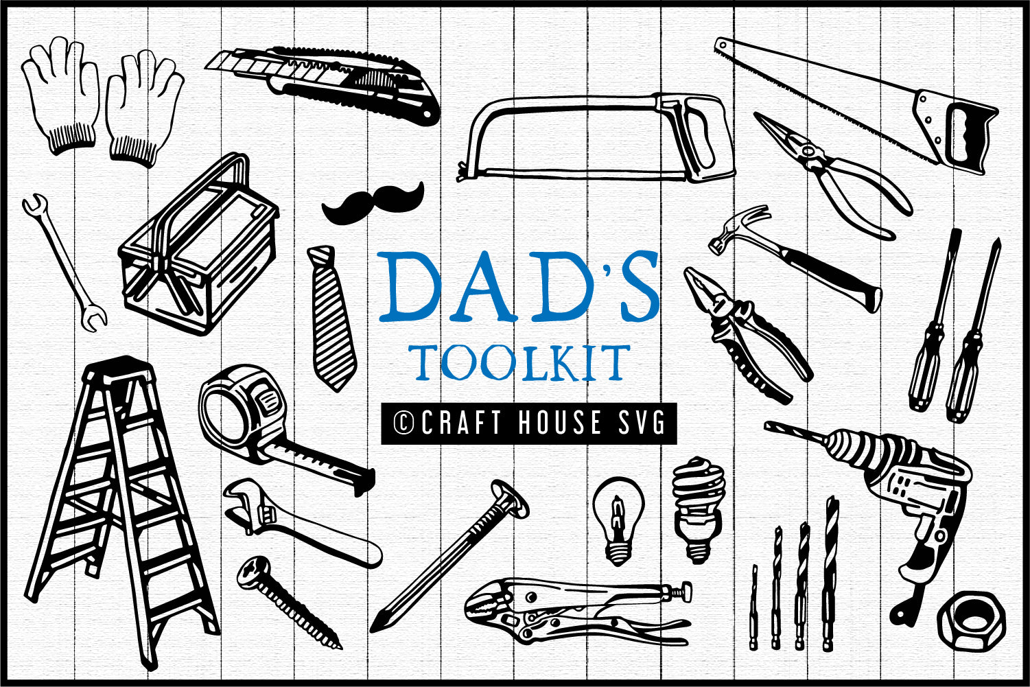 Dad's Toolkit Illustration Pack - VB4