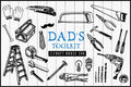 Dad's Toolkit Illustration Pack - VB4 - Craft House SVG