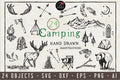 Camping Illustration Pack - VB6 - Craft House SVG