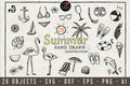 Summer Illustration Pack - VB7 - Craft House SVG