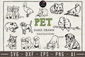 Pet Illustration Pack - VB9 - Craft House SVG