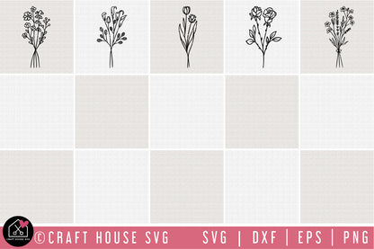 Wildflowers SVG Bundle