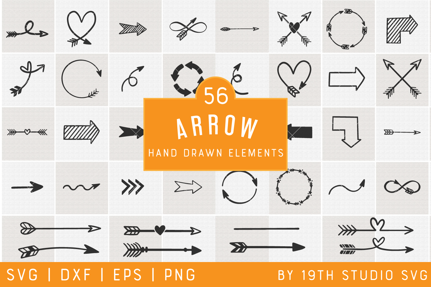 Arrows Illustration Bundle | VB34 Craft House SVG - SVG files for Cricut and Silhouette