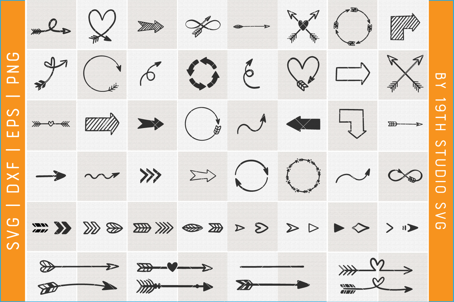 Arrows Illustration Bundle | VB34 Craft House SVG - SVG files for Cricut and Silhouette