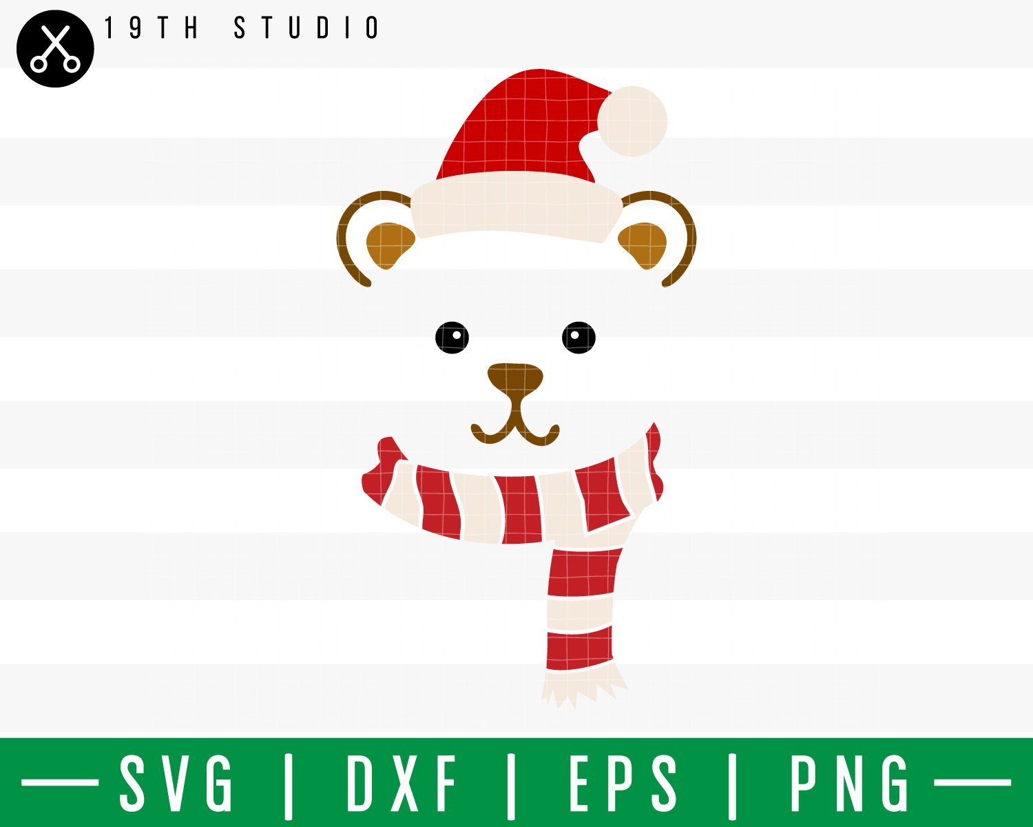 Bear Chritsmas SVG | M42F1 Craft House SVG - SVG files for Cricut and Silhouette