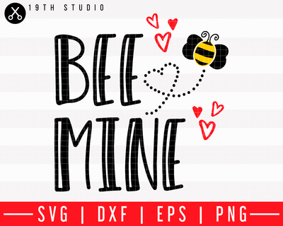 Bee mine SVG | M43F1 Craft House SVG - SVG files for Cricut and Silhouette
