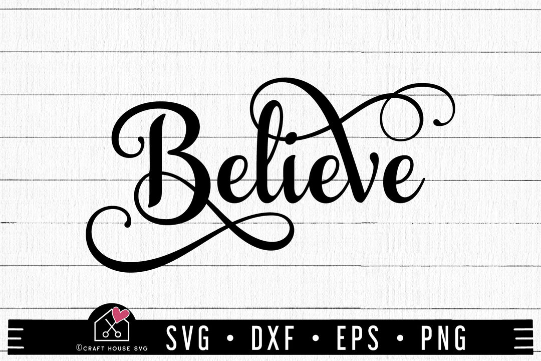 Believe SVG Christmas SVG | MF