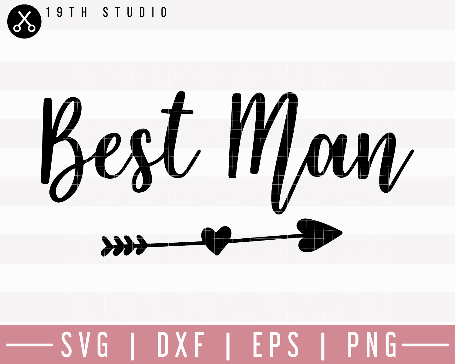 Best Man SVG | M27F3 Craft House SVG - SVG files for Cricut and Silhouette