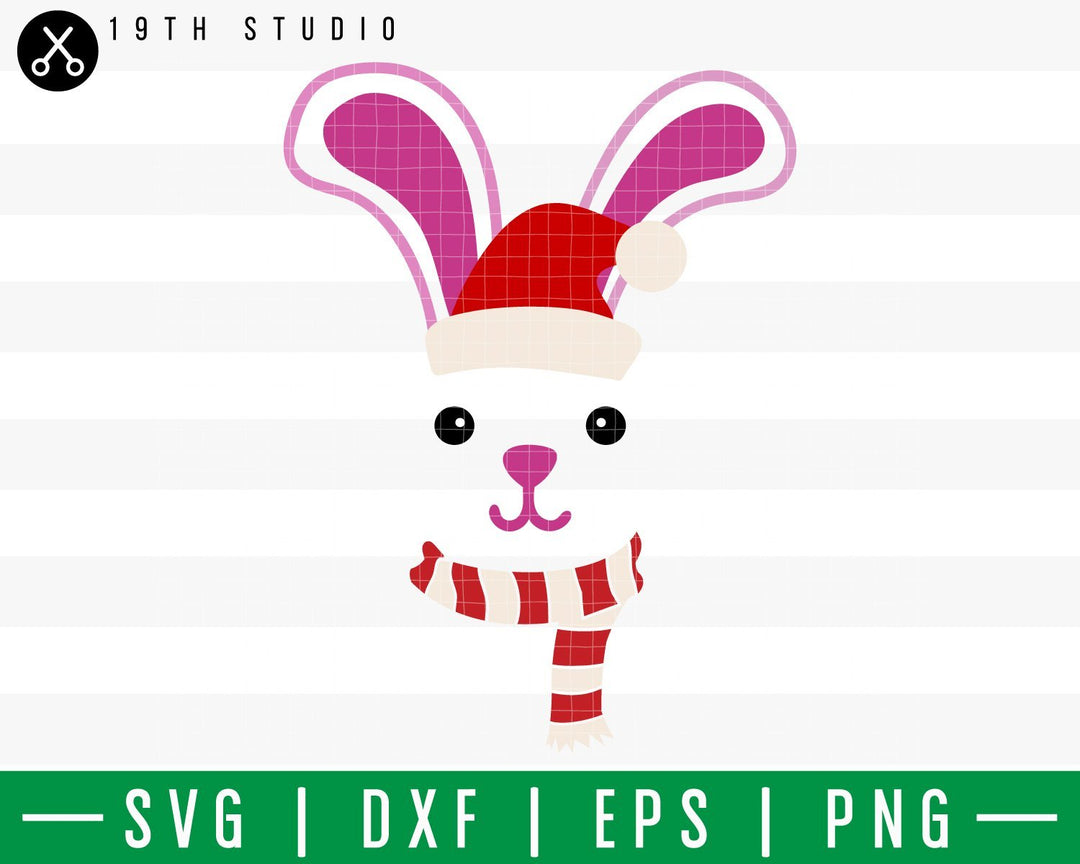 Bunny Chritsmas SVG | M42F2 Craft House SVG - SVG files for Cricut and Silhouette