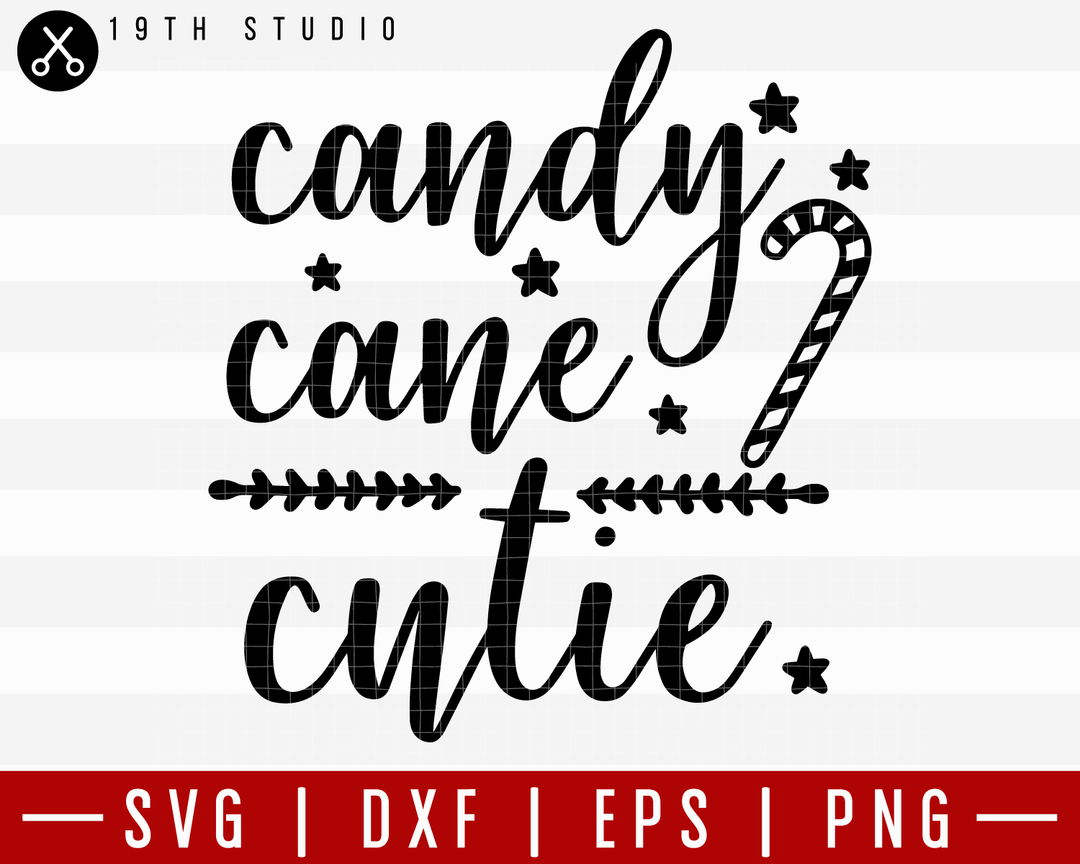 Candy Cane Cutie SVG | M21F9 Craft House SVG - SVG files for Cricut and Silhouette