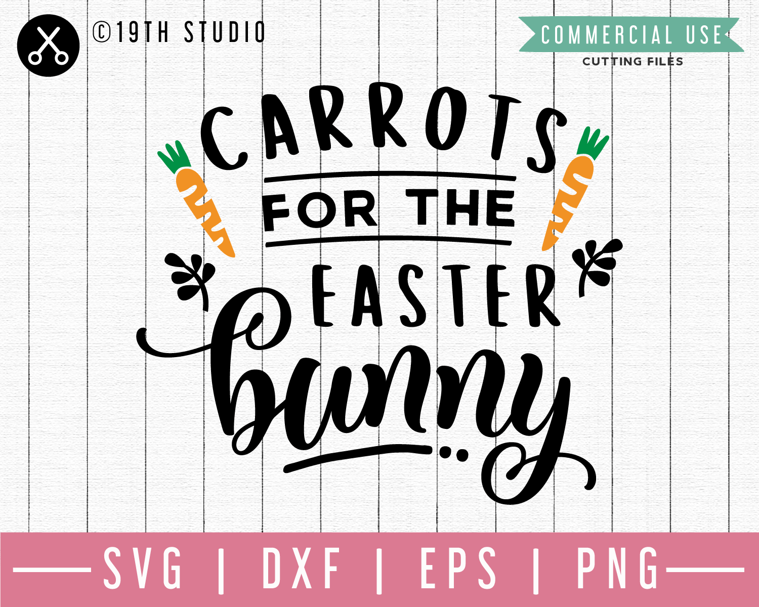 Carrots for the Easter bunny SVG | M46F | An Easter SVG cut file Craft House SVG - SVG files for Cricut and Silhouette