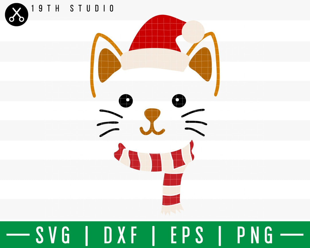Cat Chritsmas SVG | M42F3 Craft House SVG - SVG files for Cricut and Silhouette
