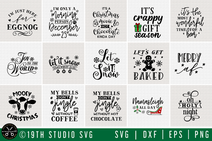 Christmas SVG Bundle | MB56 Craft House SVG - SVG files for Cricut and Silhouette