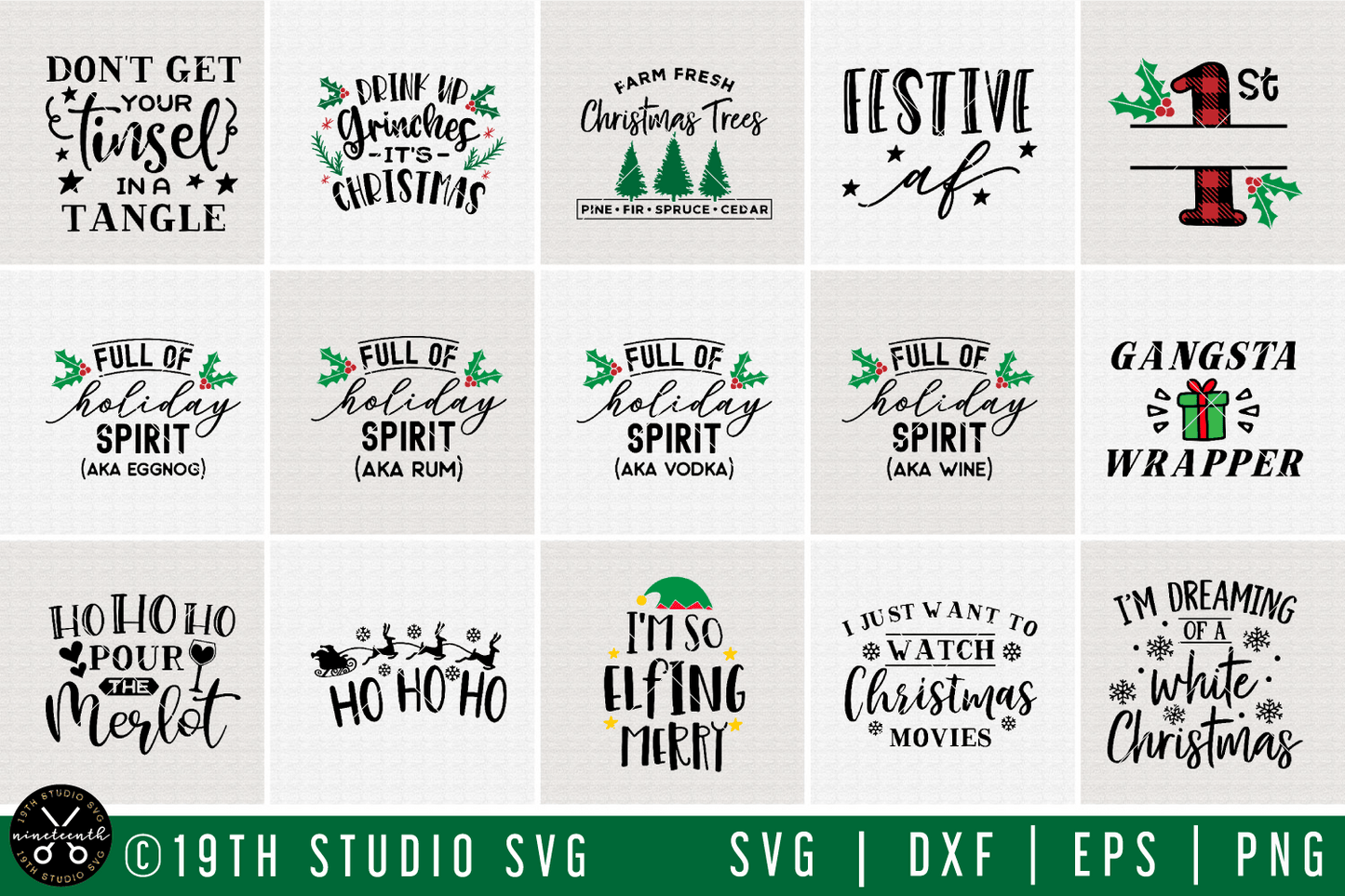 Christmas SVG Bundle | MB56 Craft House SVG - SVG files for Cricut and Silhouette