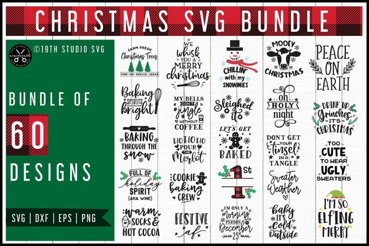 Christmas SVG Bundle | MB56 Craft House SVG - SVG files for Cricut and Silhouette
