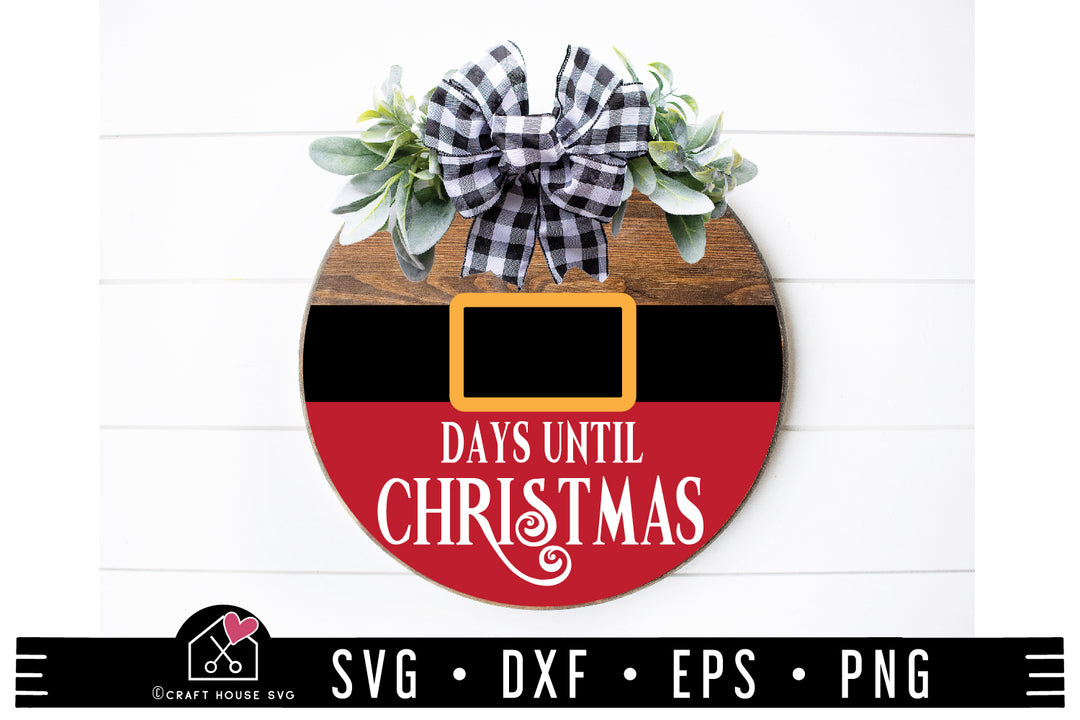 Days until Christmas SVG Christmas round signs SVG | MF120