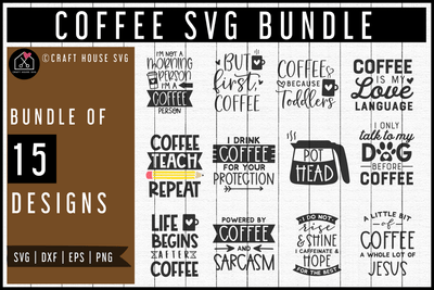 Coffee SVG Bundle | MB65 Craft House SVG - SVG files for Cricut and Silhouette