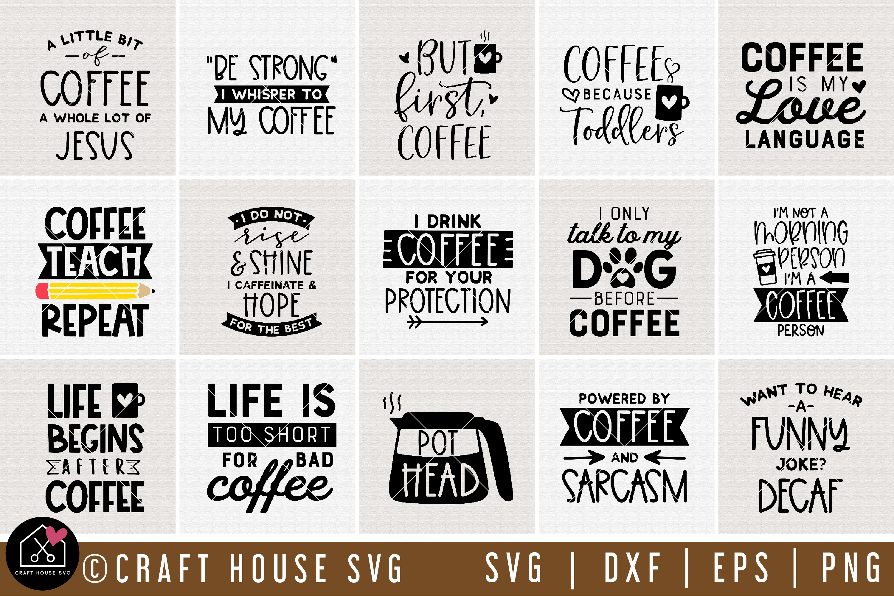 Coffee SVG Bundle | MB65 Craft House SVG - SVG files for Cricut and Silhouette