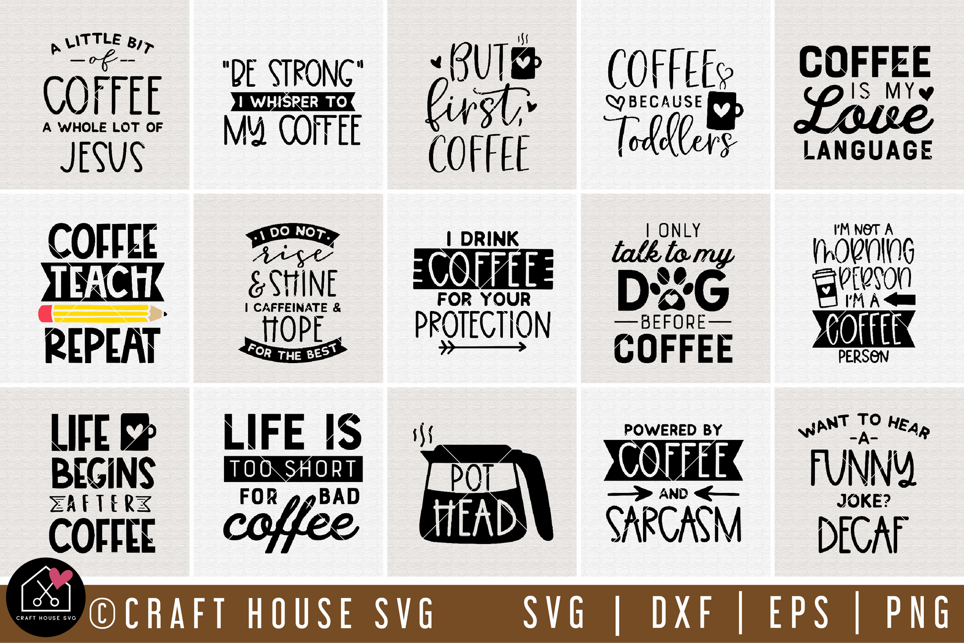 Coffee SVG Bundle | MB65 Craft House SVG - SVG files for Cricut and Silhouette