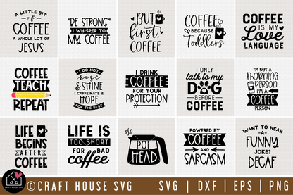 Coffee SVG Bundle | MB65 Craft House SVG - SVG files for Cricut and Silhouette