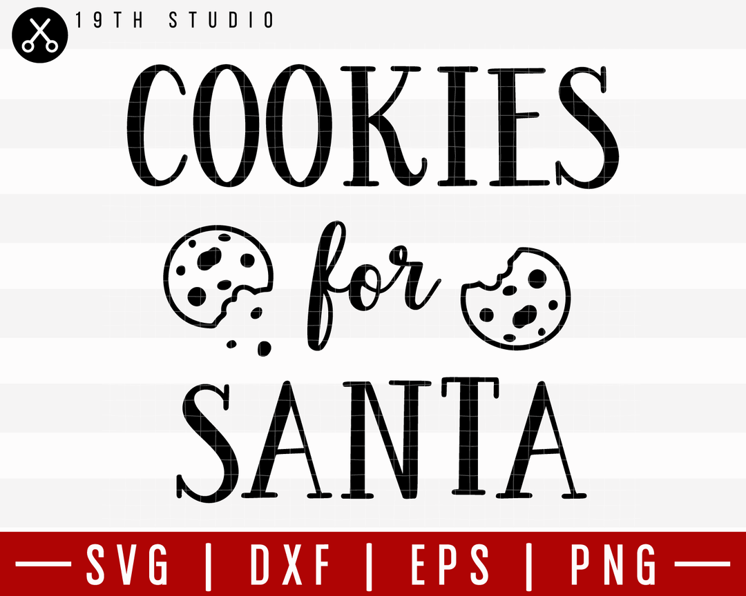 Cookies For Santa SVG | M21F15 Craft House SVG - SVG files for Cricut and Silhouette