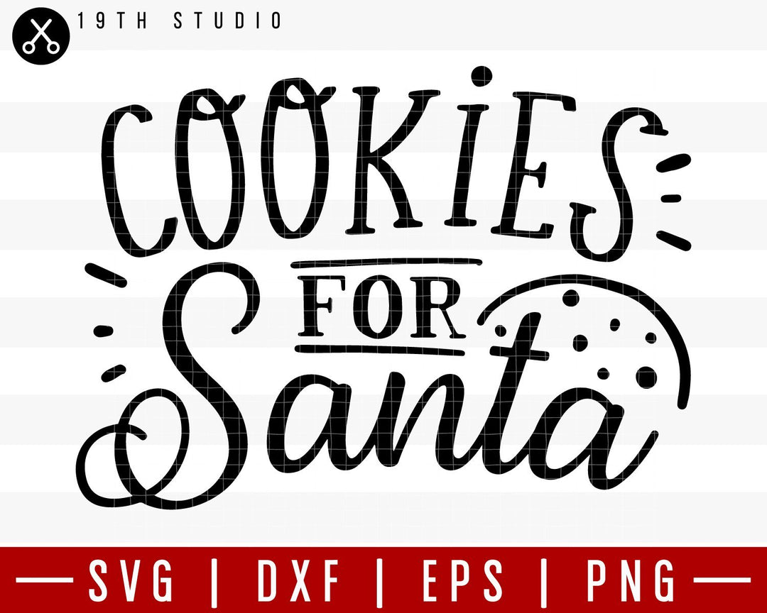 Cookies for Santa SVG | M36F3 Craft House SVG - SVG files for Cricut and Silhouette