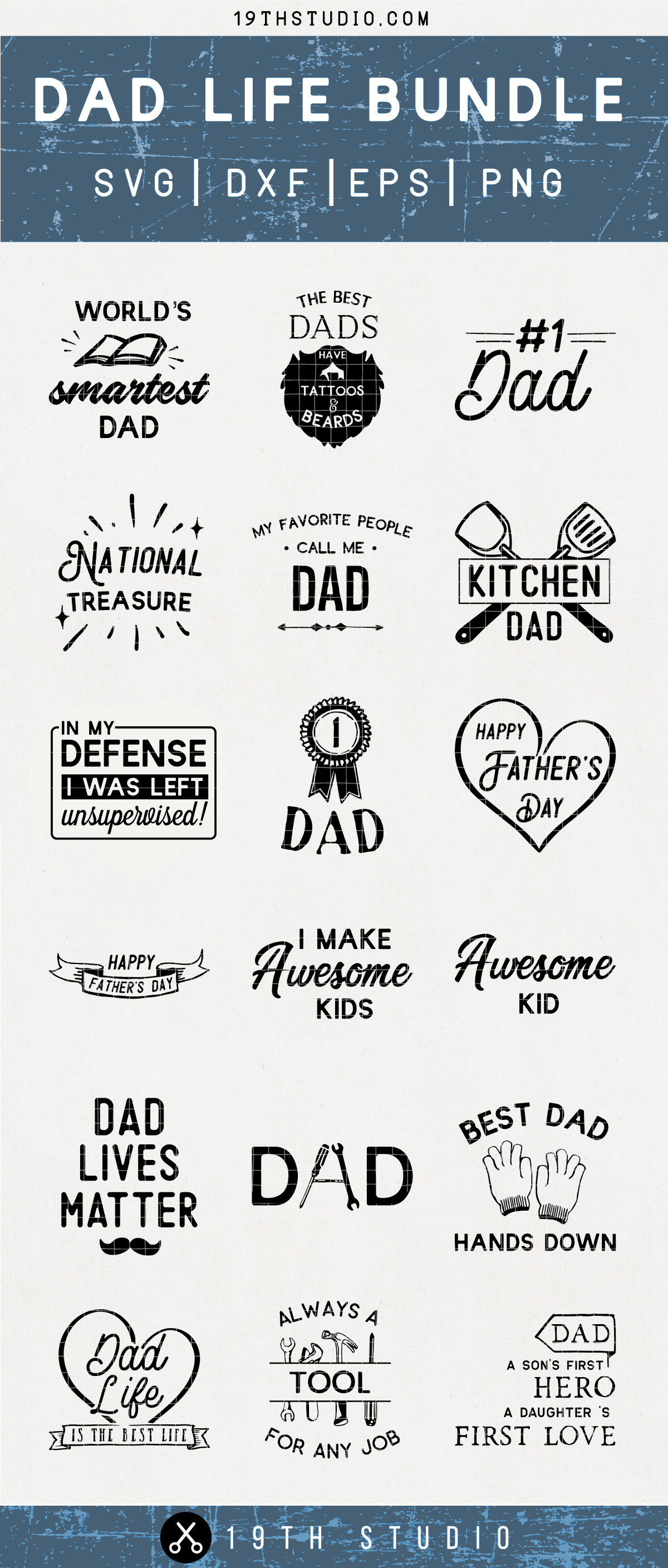 Dad life SVG Bundle - M8 Craft House SVG - SVG files for Cricut and Silhouette