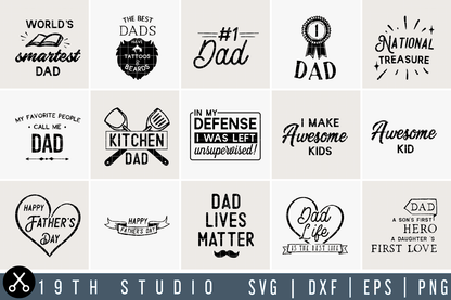 Dad life SVG Bundle - M8 Craft House SVG - SVG files for Cricut and Silhouette