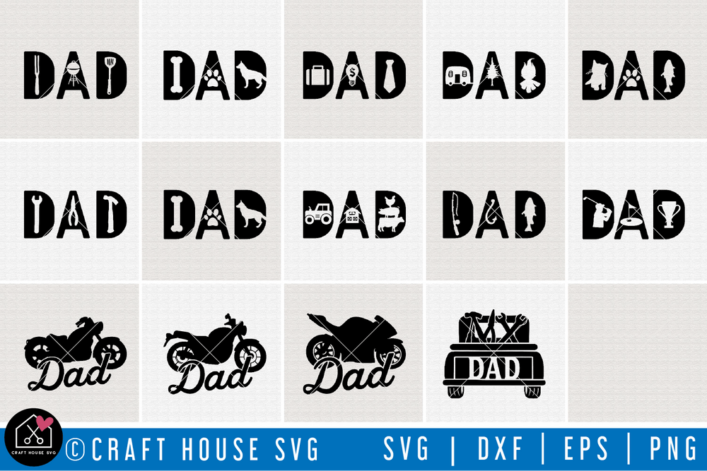 Dad SVG Bundle | MB81 Craft House SVG - SVG files for Cricut and Silhouette