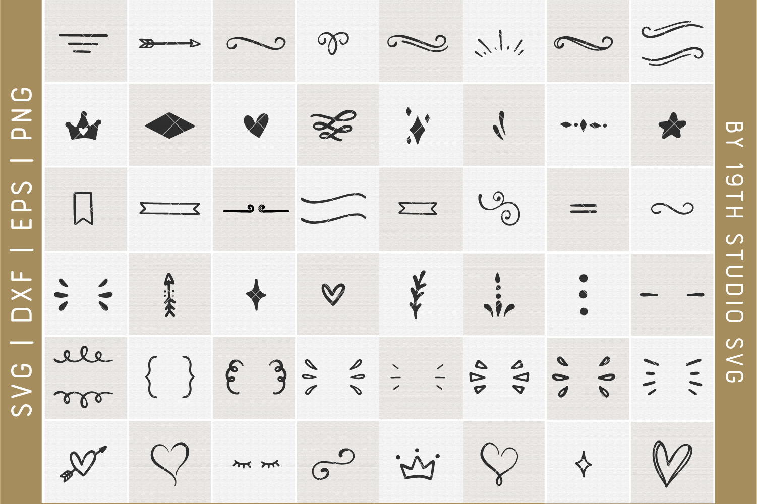 Decorative Elements | VB35 Craft House SVG - SVG files for Cricut and Silhouette