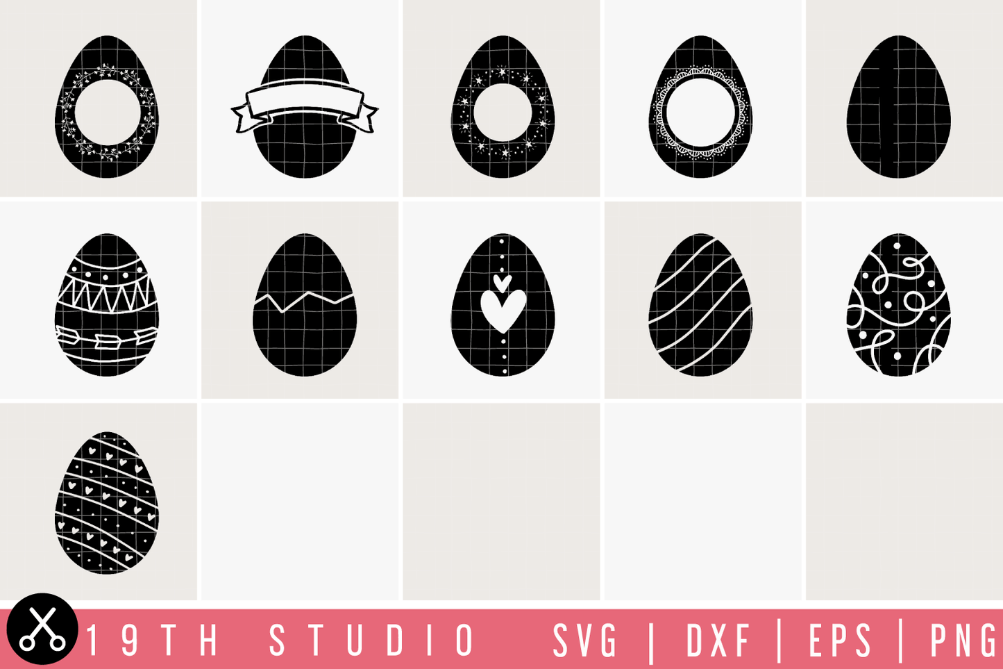 Easter SVG bundle - M9 Craft House SVG - SVG files for Cricut and Silhouette