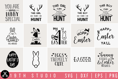 Easter SVG bundle - M9 Craft House SVG - SVG files for Cricut and Silhouette