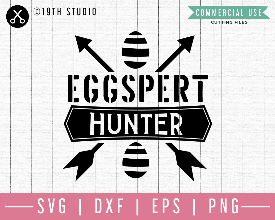 Eggspert hunter SVG | M46F | An Easter SVG cut file Craft House SVG - SVG files for Cricut and Silhouette