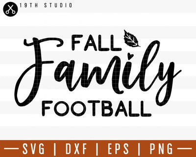 Fall family football SVG | M29F4 Craft House SVG - SVG files for Cricut and Silhouette
