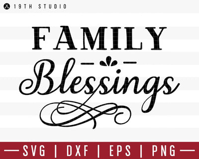 Family blessings SVG | M39F3 Craft House SVG - SVG files for Cricut and Silhouette