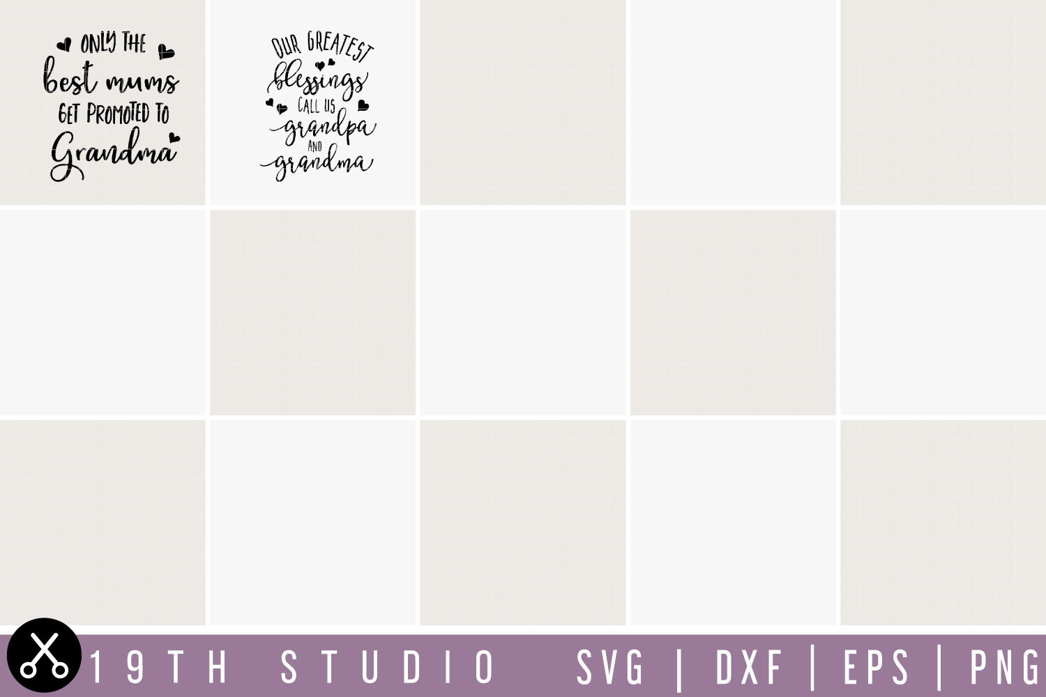 Family SVG Bundle - M15 Craft House SVG - SVG files for Cricut and Silhouette