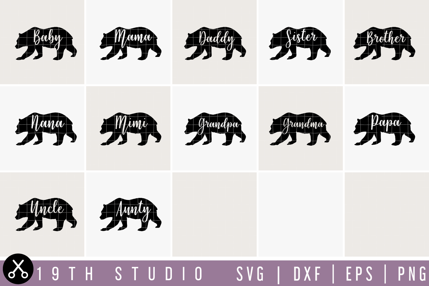 Family SVG Bundle - M15 Craft House SVG - SVG files for Cricut and Silhouette