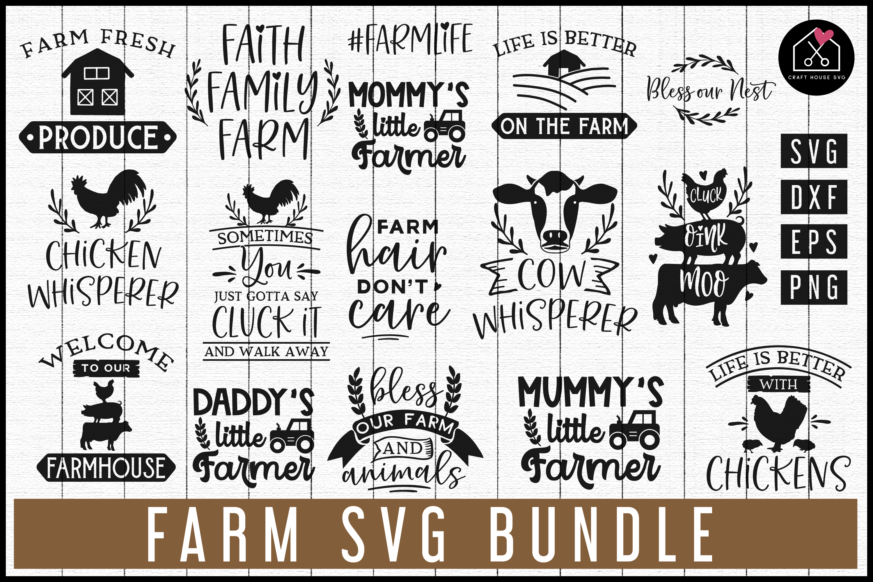Farm SVG Bundle | MB68 Craft House SVG - SVG files for Cricut and Silhouette