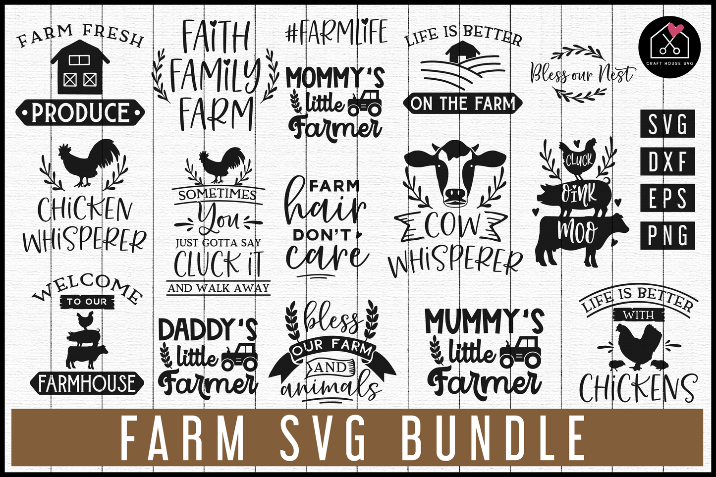 Farm SVG Bundle | MB68 Craft House SVG - SVG files for Cricut and Silhouette