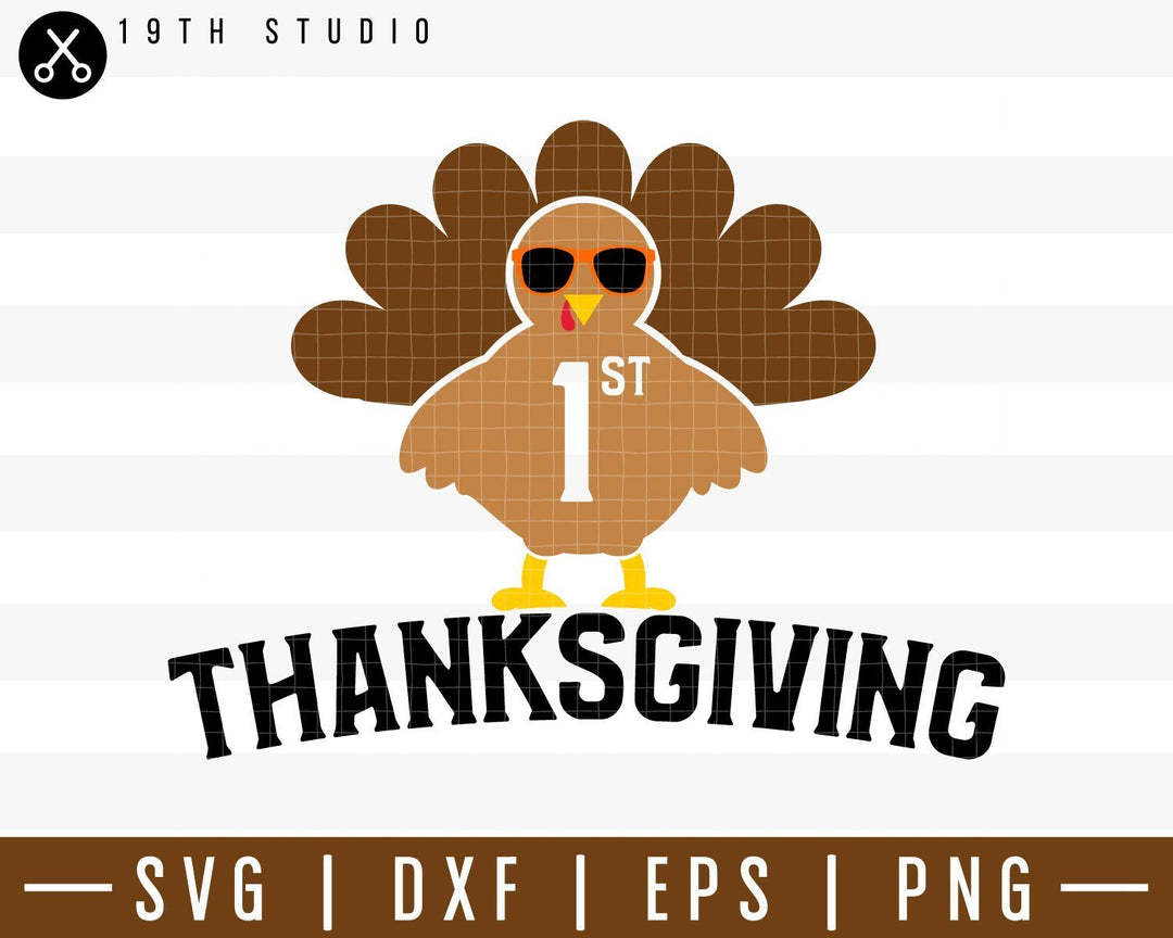 First Thanksgiving SVG | M38F2 Craft House SVG - SVG files for Cricut and Silhouette
