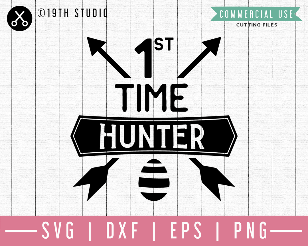 First time hunter SVG | M46F | An Easter SVG cut file Craft House SVG - SVG files for Cricut and Silhouette