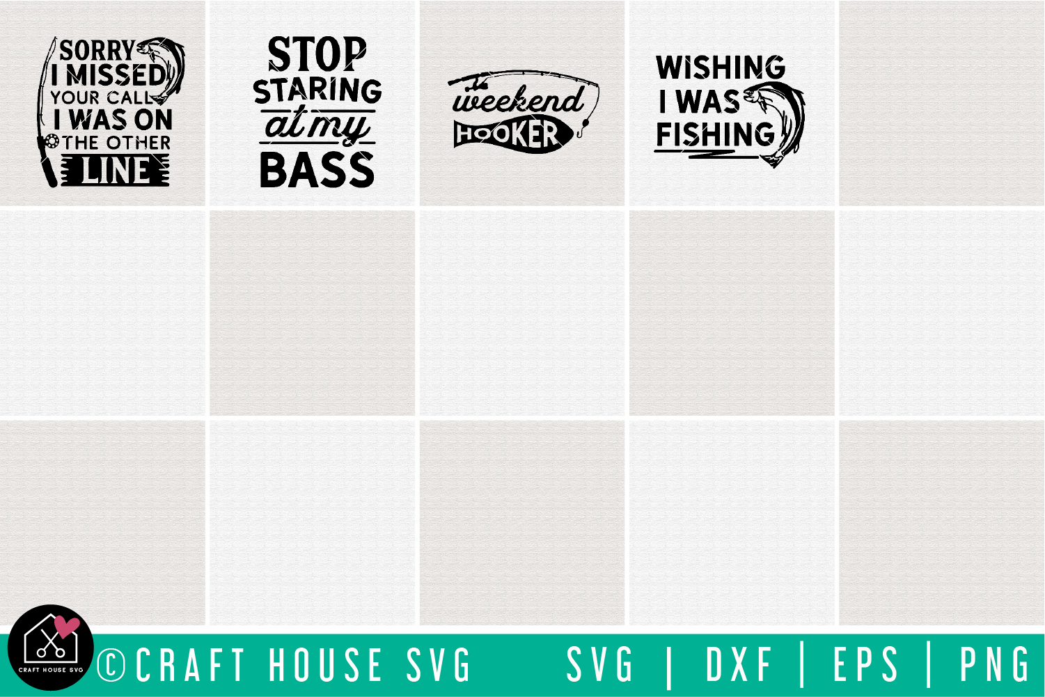 Fishing SVG Bundle | MB78 Craft House SVG - SVG files for Cricut and Silhouette