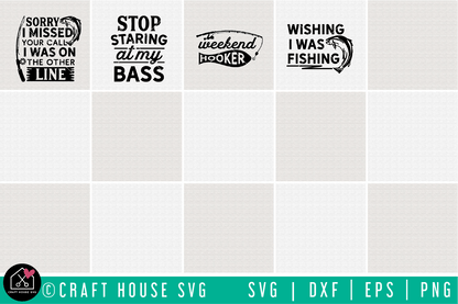 Fishing SVG Bundle | MB78 Craft House SVG - SVG files for Cricut and Silhouette