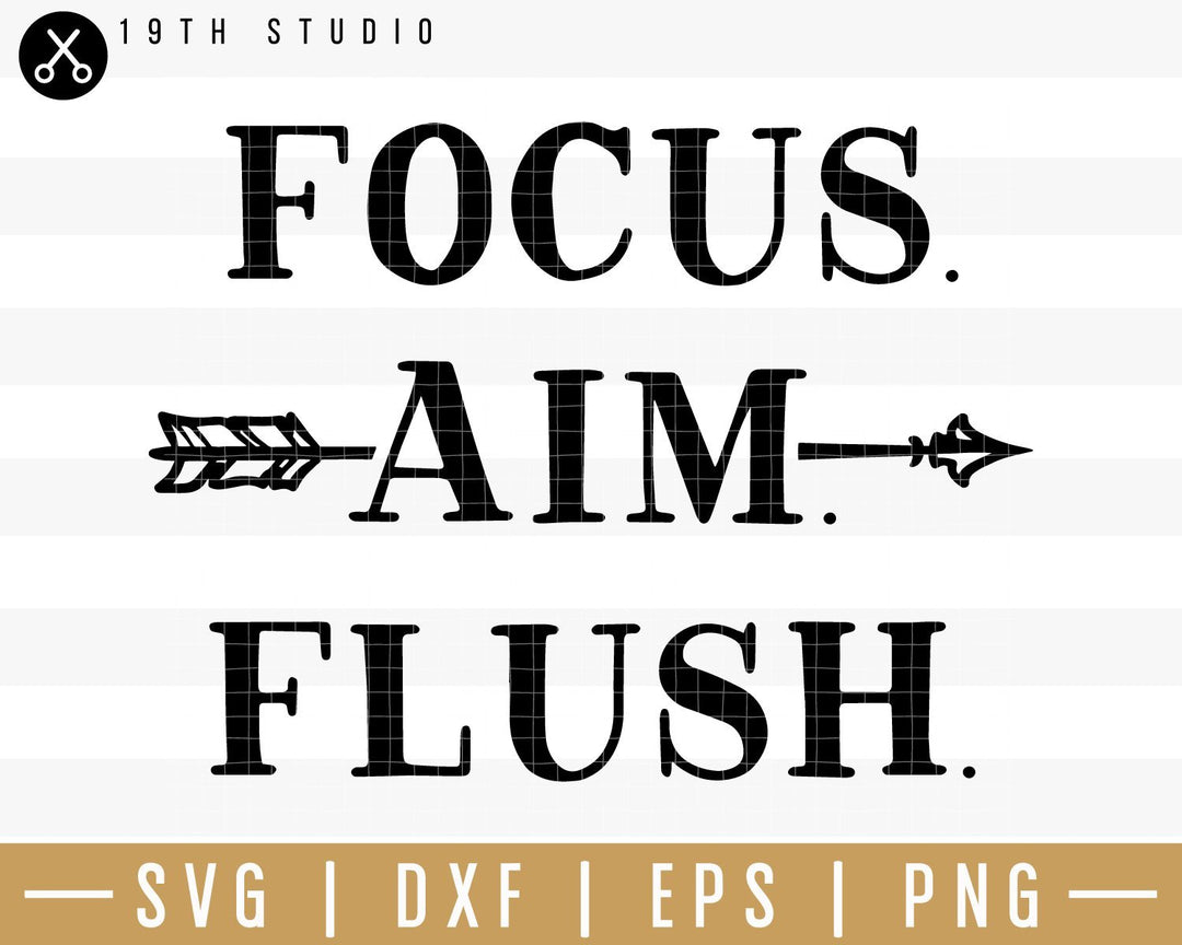 Focus aim flush SVG | M32F3 Craft House SVG - SVG files for Cricut and Silhouette
