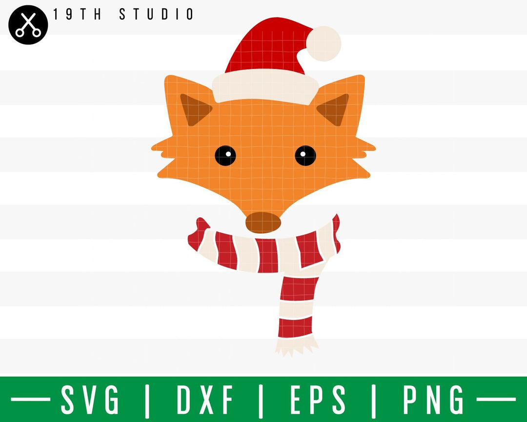 Fox Chritsmas SVG | M42F5 Craft House SVG - SVG files for Cricut and Silhouette
