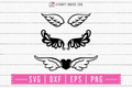 FREE Angel wings SVG | FB92 Craft House SVG - SVG files for Cricut and Silhouette