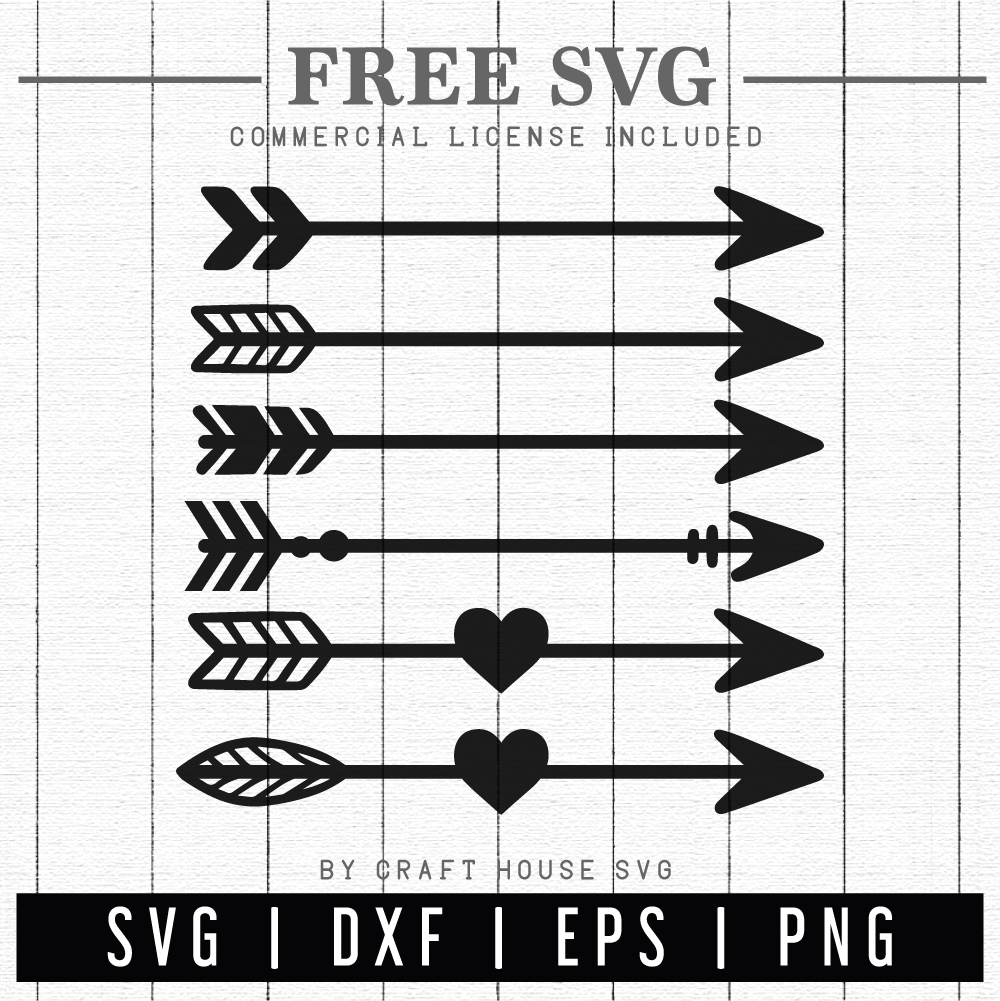 FREE Arrows SVG | FB131 Craft House SVG - SVG files for Cricut and Silhouette