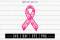 FREE Awareness ribbon mandala SVG | FB111 Craft House SVG - SVG files for Cricut and Silhouette
